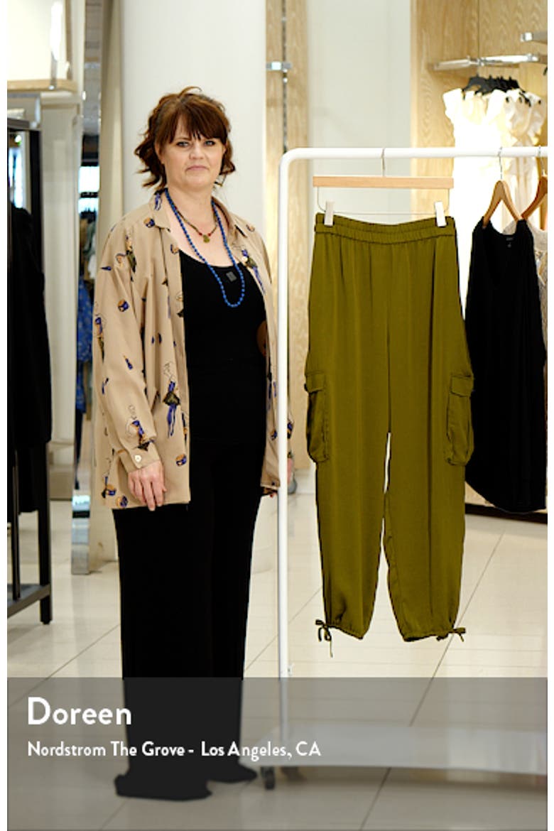 TIE DETAIL CARGO PANT video