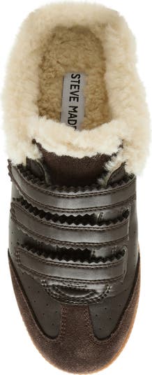Memento Faux Shearling Lined Mule Sneaker