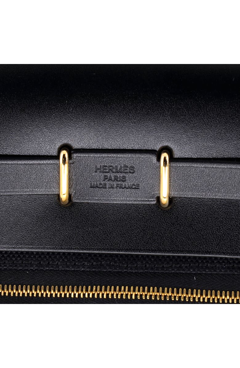 Pre-Owned Hermes Herbag Zip Toile and Leather 20, Alternate, color, Noir