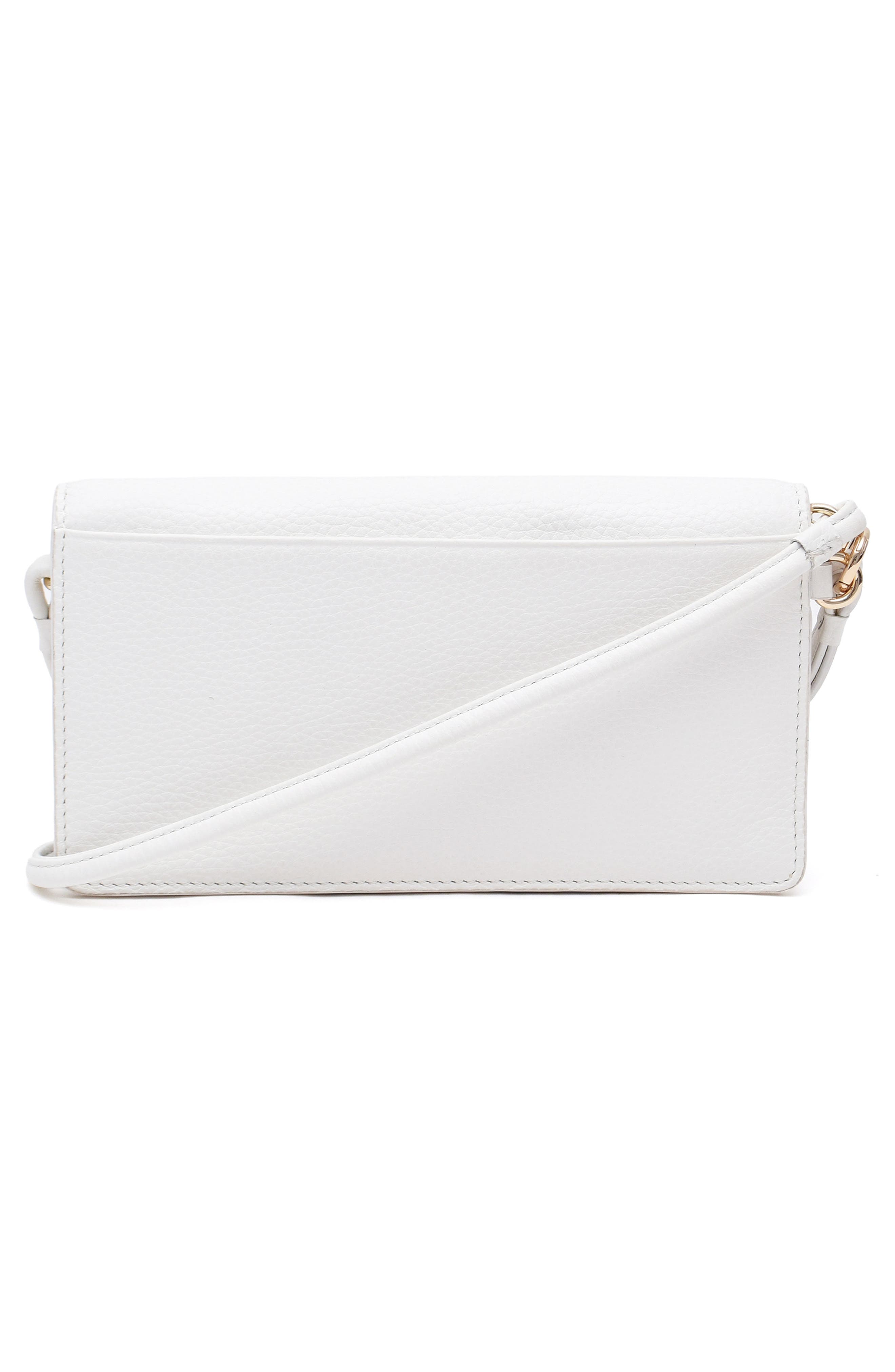 Thacker Aris Soft Pebble Crossbody Bag, Alternate, color, White