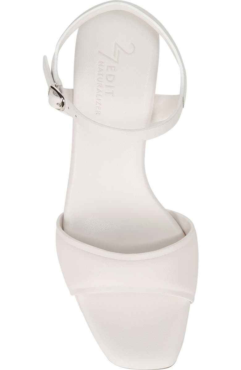 27 EDIT Naturalizer Grace Ankle Strap Sandal, Alternate, color, Warm White Leather