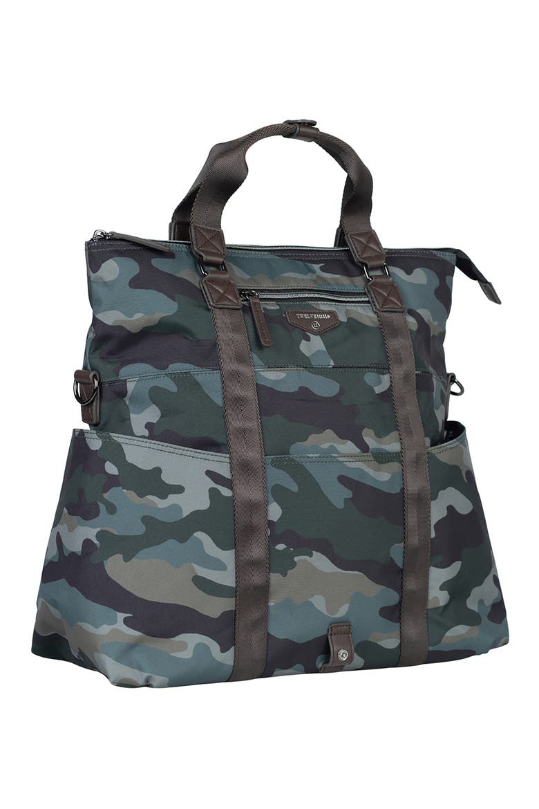 Courage 3-in-1 Foldover Diaper Tote, Alternate, color, CAMO