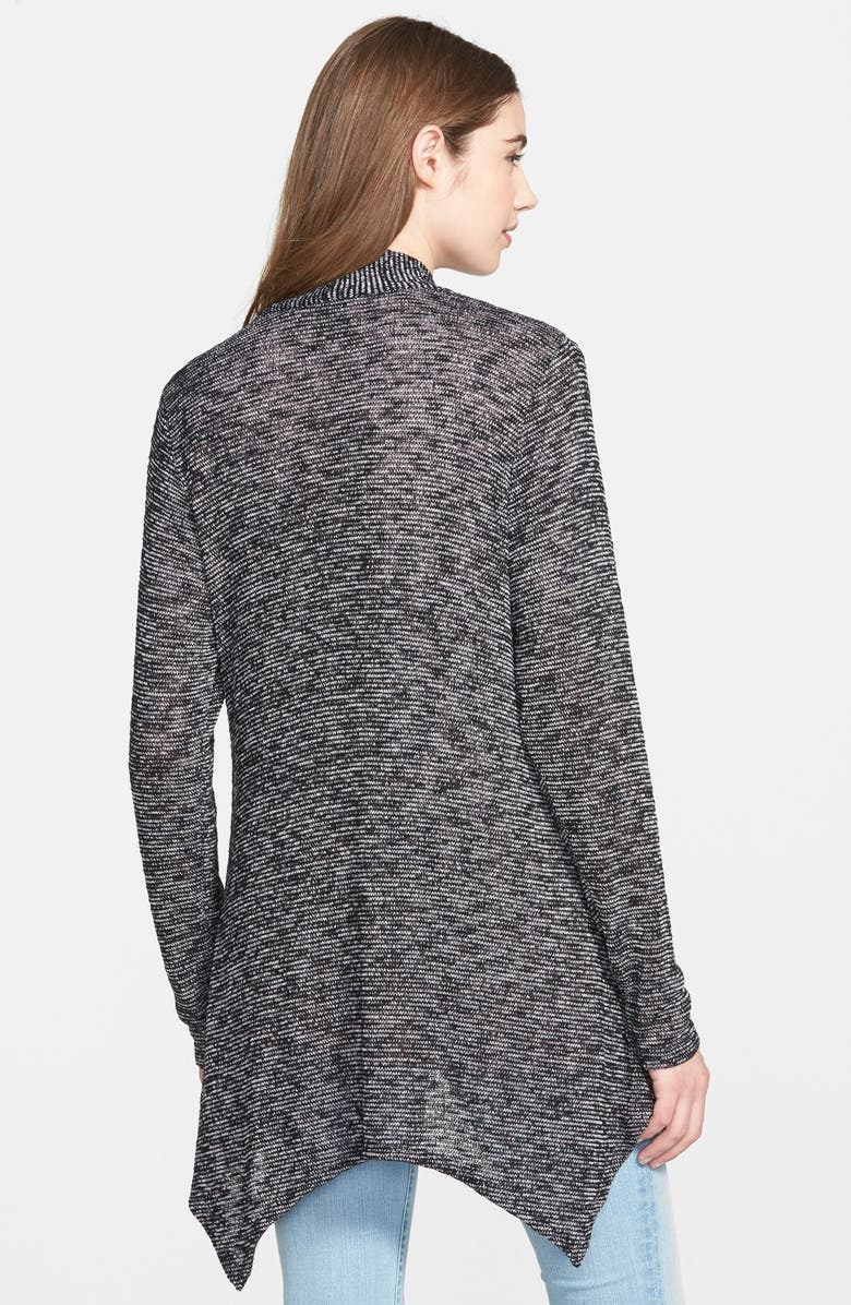 Bobeau Handkerchief Hem Cardigan, Alternate, color,