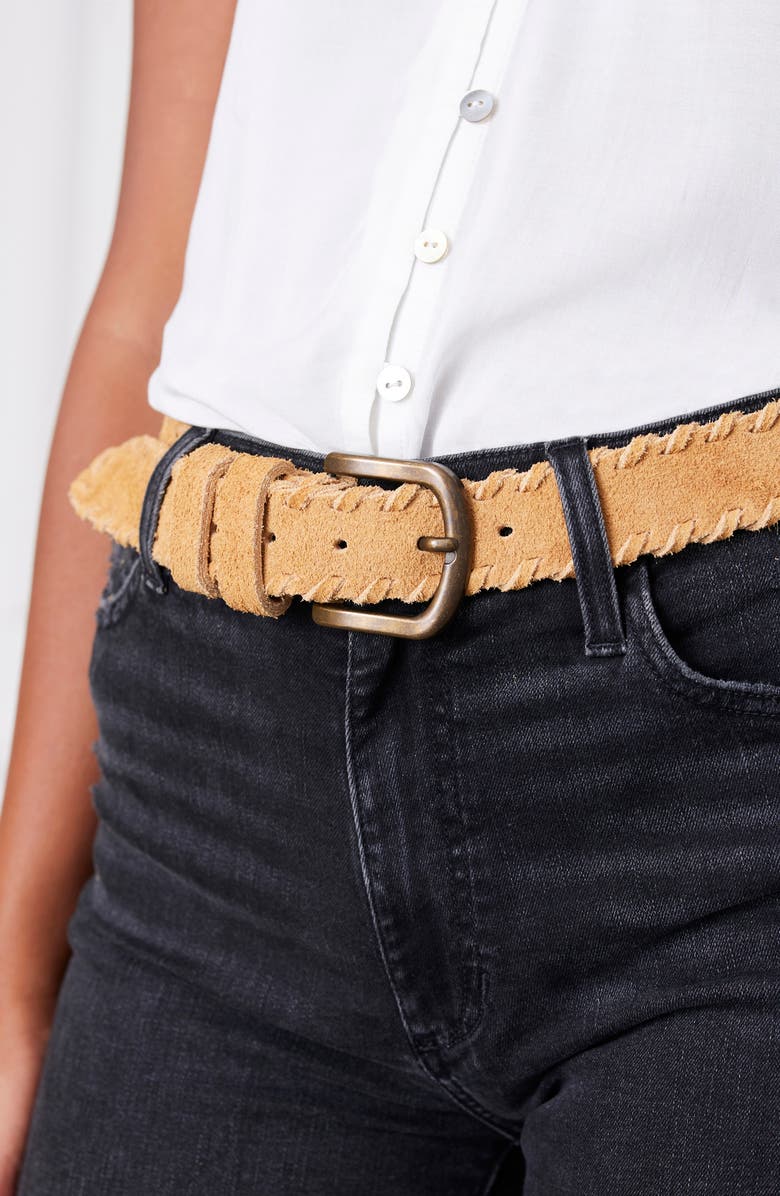 Paneros Clothing Phoenix Braided Suede Belt, Alternate, color, 