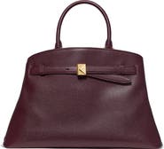 Kate Spade New York large deco pebble leather satchel