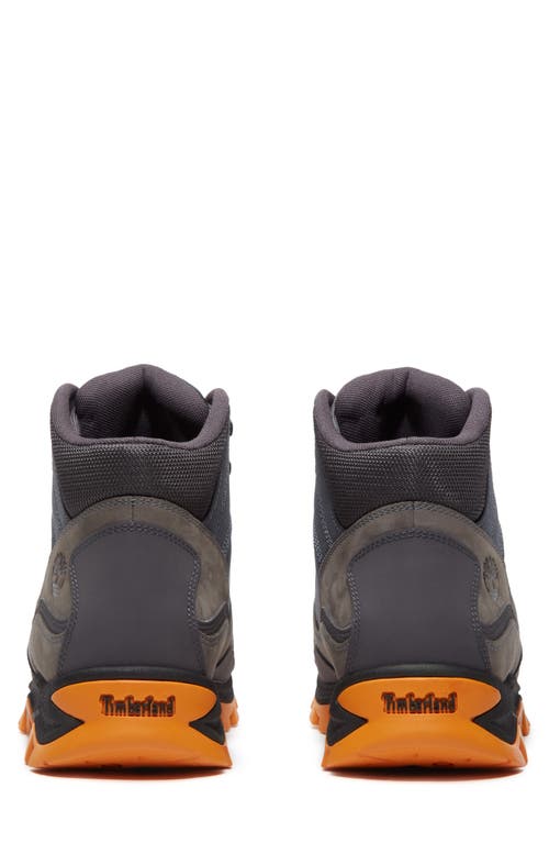 Timberland Mt. Maddsen Water Resistant Hiking Boot In Dark Grey Nubuck