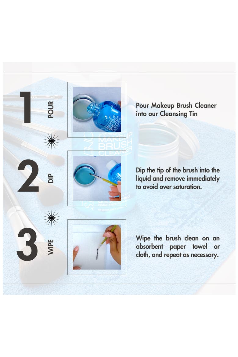 Makeup Brush Cleaner, Alternate, color, VANILLA