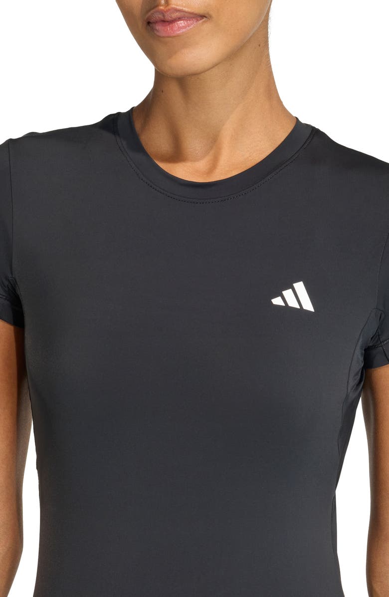 adidas Power Essentials Workout Contour T-Shirt, Alternate, color, Black