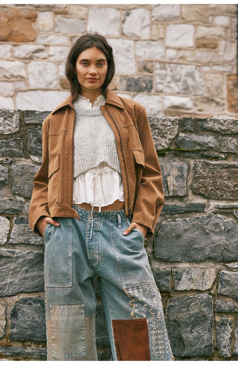 Free People Dream Maker Crop Alpaca Blend Sweater Vest, Alternate, color, 