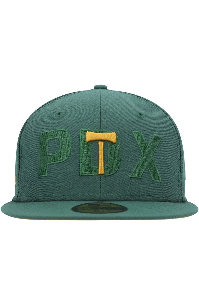 New Era Men's New Era Green Portland Timbers Kick Off 59FIFTY Fitted Hat, Alternate, color, Green