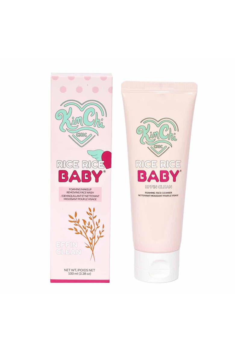 Rice Rice Baby Foaming Makeup Removing Face Wash 3.38oz 01 Effin Clean, Alternate, color, 01 Effin Clean