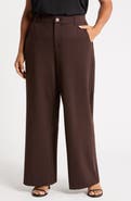 Wit & Wisdom Skyrise Flat Front Wide Leg Pants