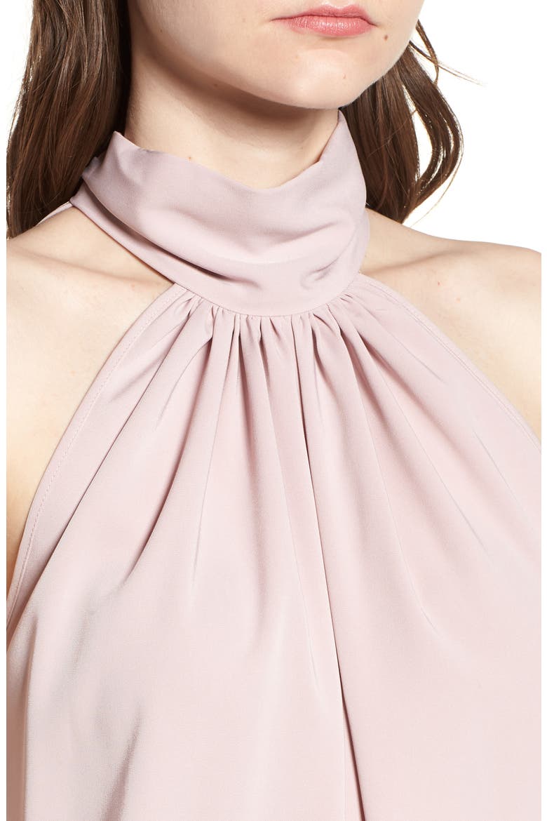 Tie Neck Top, Alternate, color, PINK