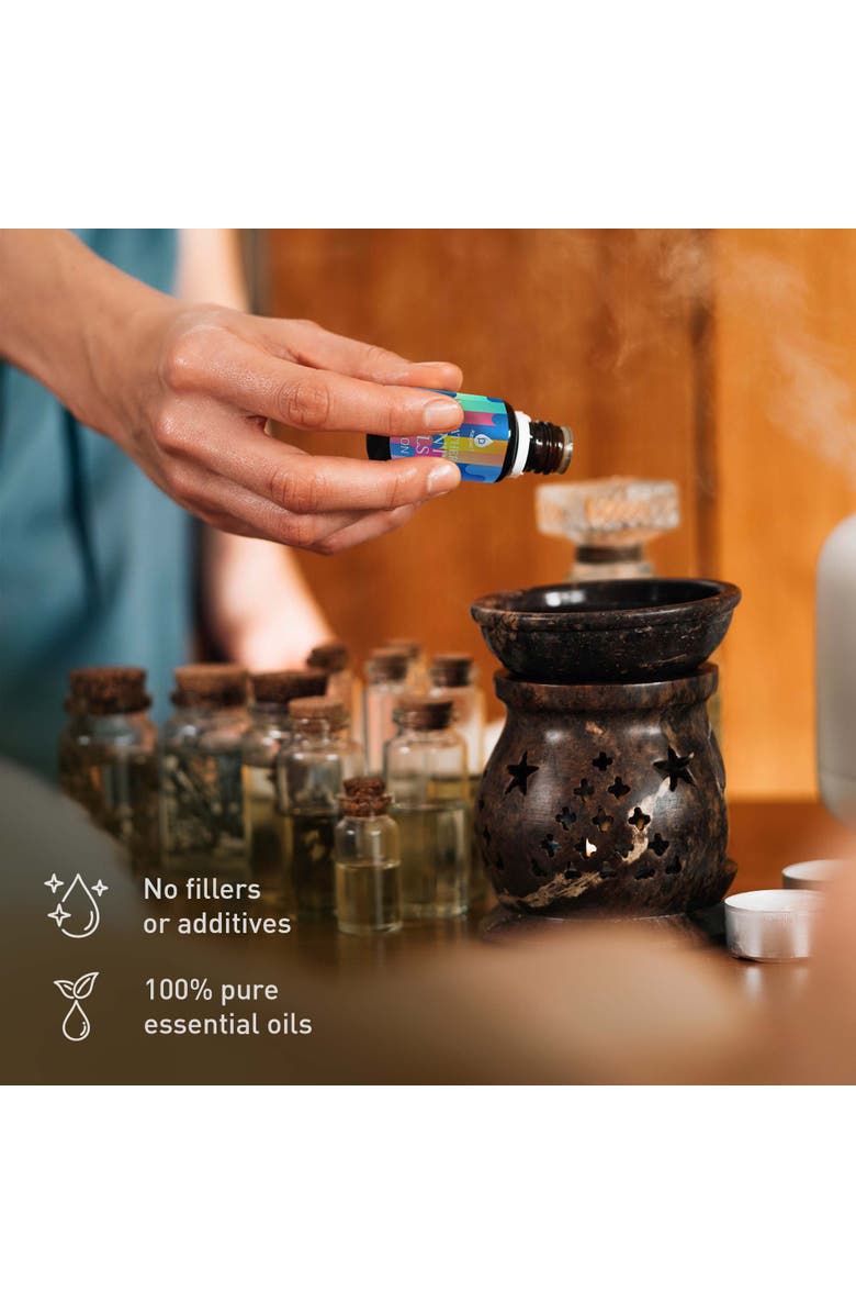 PURSONIC Himalayan Salt Diffuser & 14 Pack Essential Oils Set, Alternate, color, Multicolor