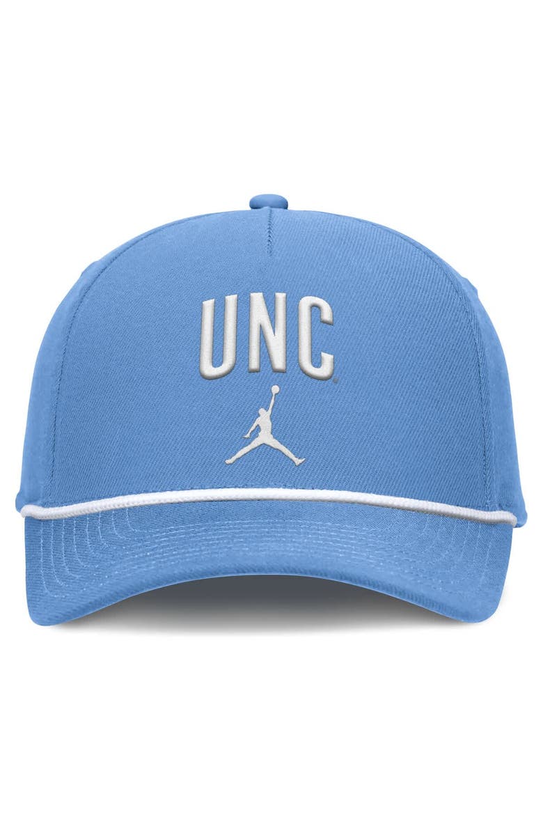 Jordan Brand Men's Jordan Brand Carolina Blue North Carolina Tar Heels Rise Campus Adjustable Hat, Alternate, color, Light Blue