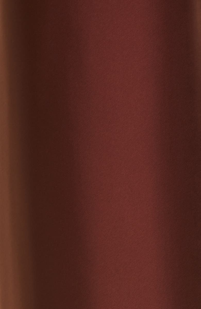 LAPOINTE Belted Wide Leg Silk Twill Trousers, Alternate, color, 