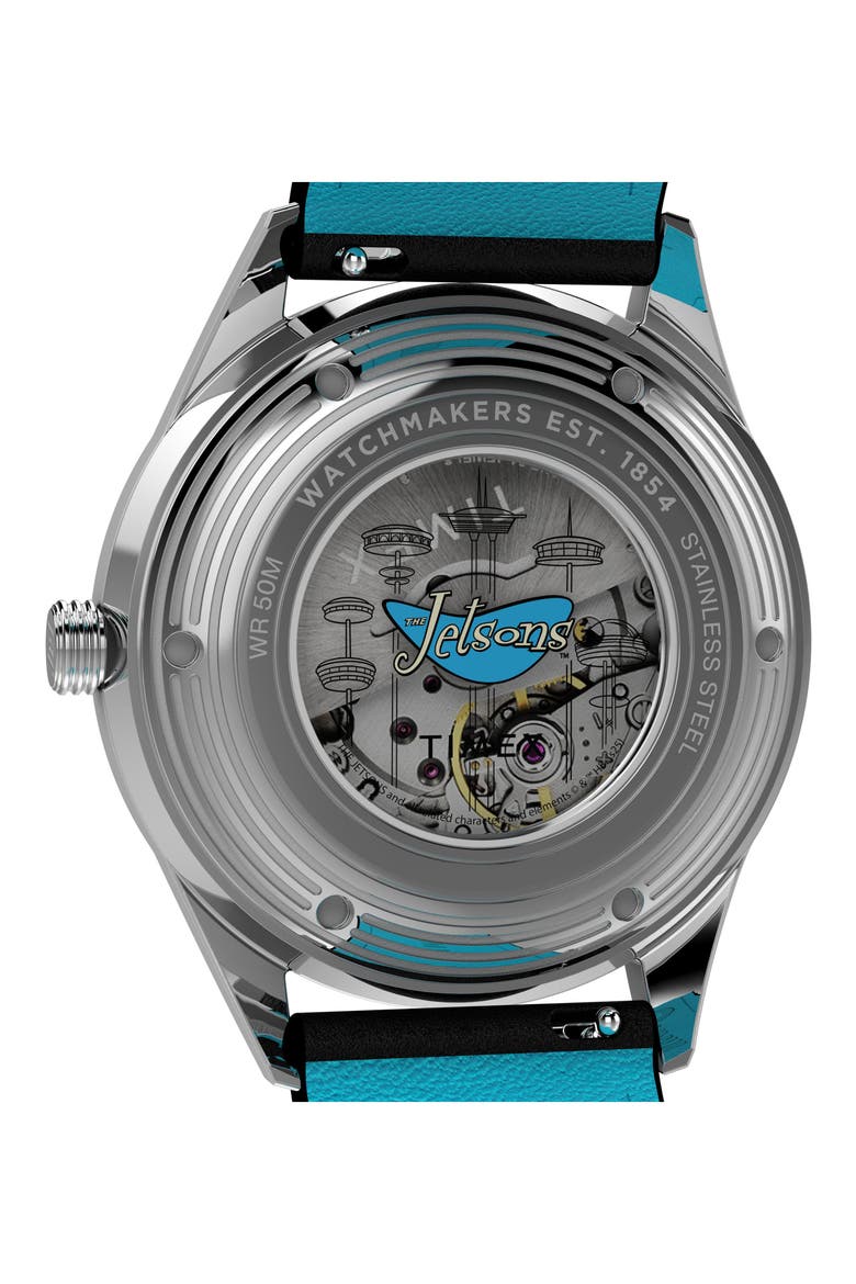 The Jetsons x Timex Marlin® Jet Automatic 38mm Strap Watch, Alternate, color, SILVER-TONE
