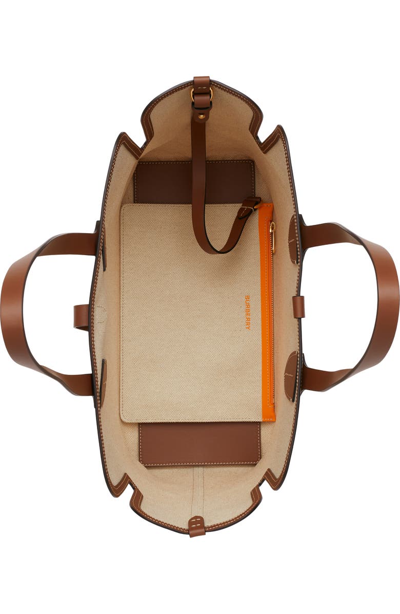 Burberry Medium Soft Cotton Canvas Belt Bag, Alternate, color,