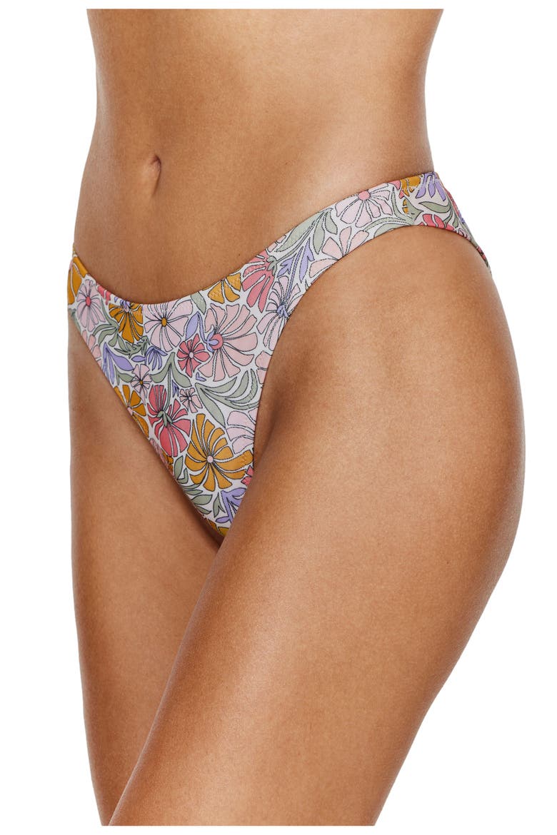 Soft Bloom Bikini Bottom, Alternate, color, Multi