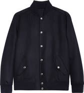 Eleventy Wool Bomber Jacket