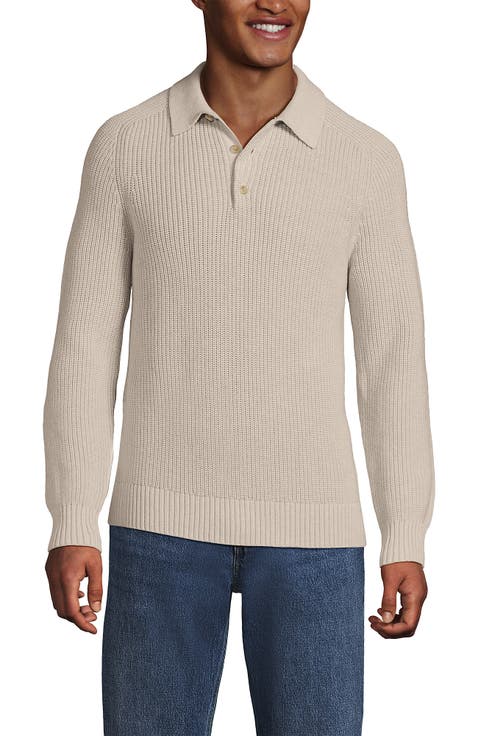 Long Sleeve Drifter Polo Sweater