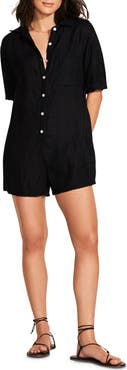 Vitamin A® Playa Linen Cover-Up Romper