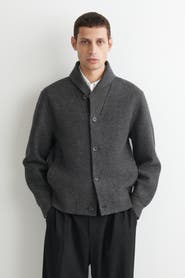 COS Boiled Wool Shawl-collar Jacket
