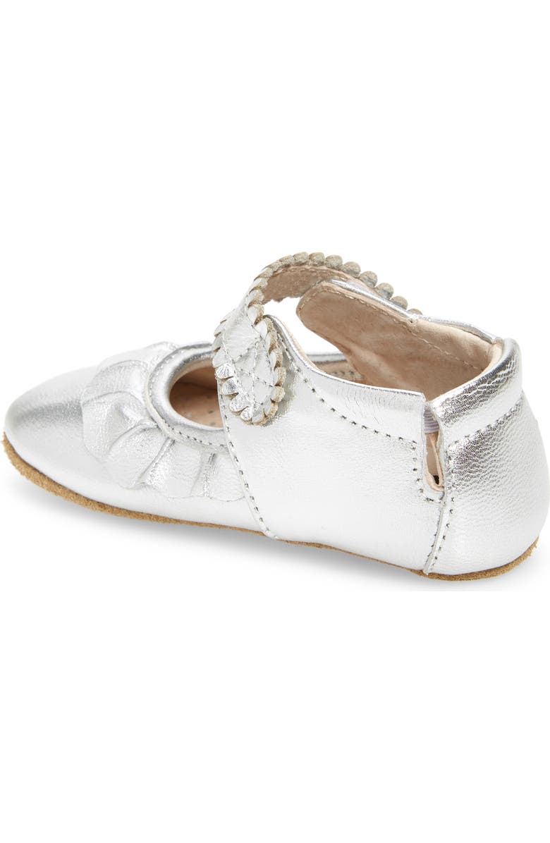 Livie & Luca 'Ruche' Mary Jane Crib Shoe, Alternate, color,