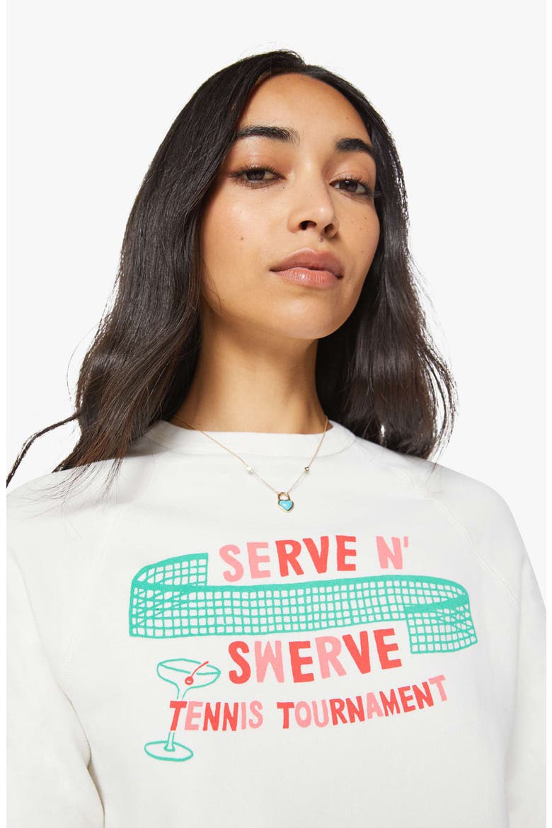 Serve 'n' Swerve Graphic Cotton Sweatshirt, Alternate, color, SERVE N SWERVE