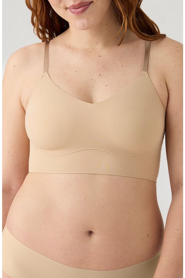 True Body Lift Full Cup Triangle Bra, Main, color, DESERT