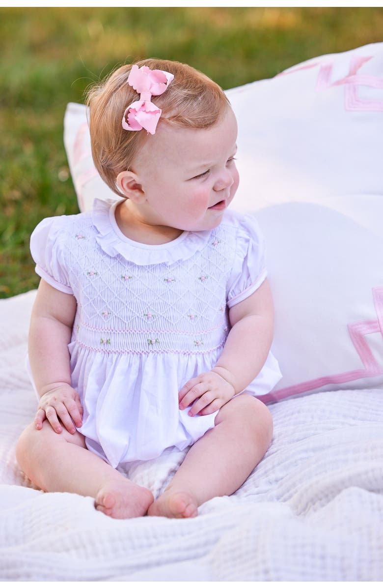 Little English Kids' Smocked Claiborne Bubble, Alternate, color, Rosebuds