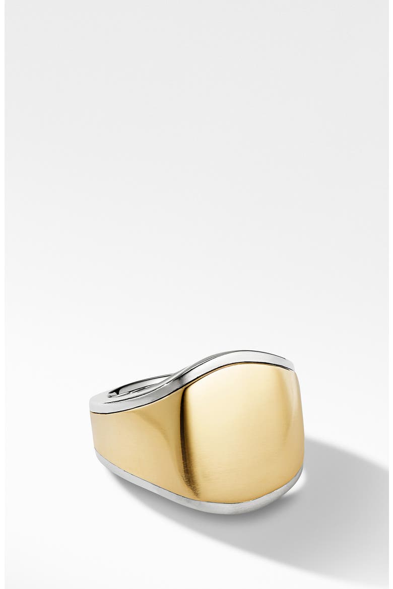 Streamline® Signet Ring, Main, color, TWO TONE