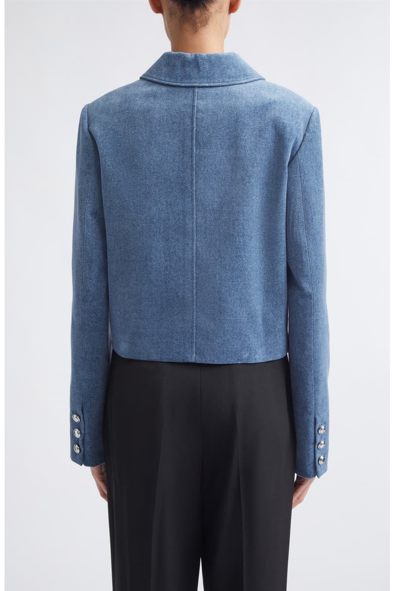 Astley Crop Denim Jacket, Alternate, color, ASH BLUE