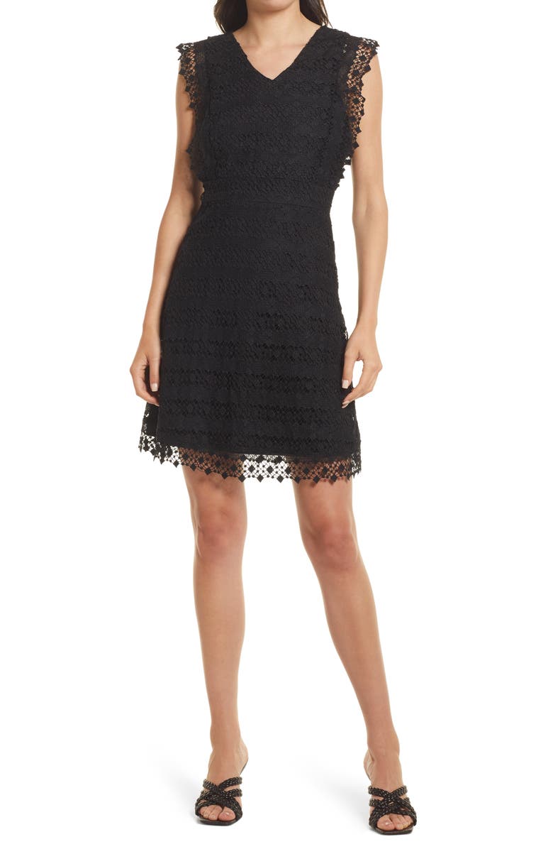 Amy Lynn Flutter Sleeve Lace Dress, Main, color,