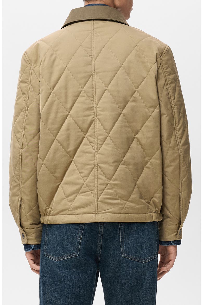 Quilted Water-Repellent Jacket, Alternate, color, BEIGE