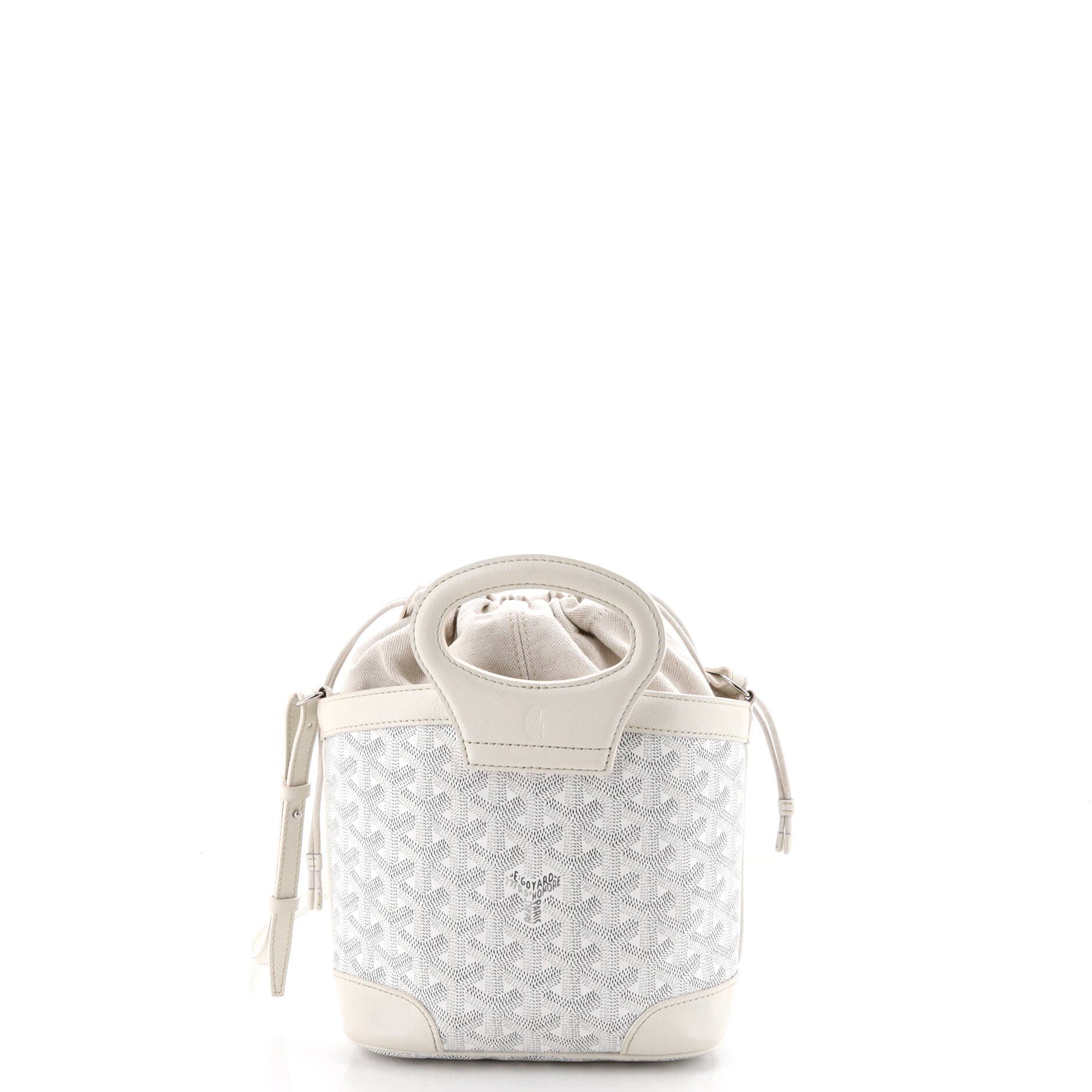 Beluga Bag Coated Canvas Mini, Alternate, color, White