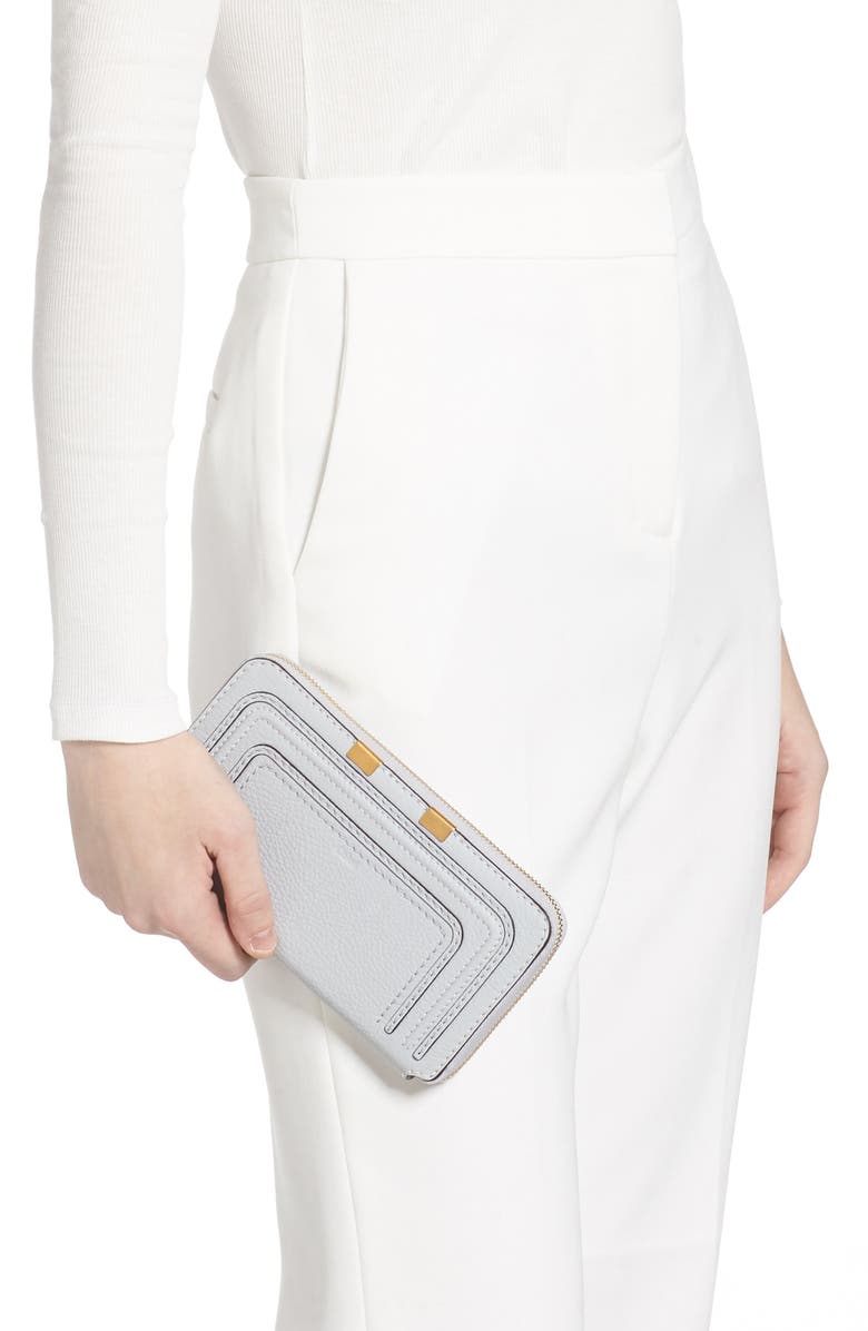 Chloé 'Marcie - Long' Zip Around Wallet, Alternate, color,