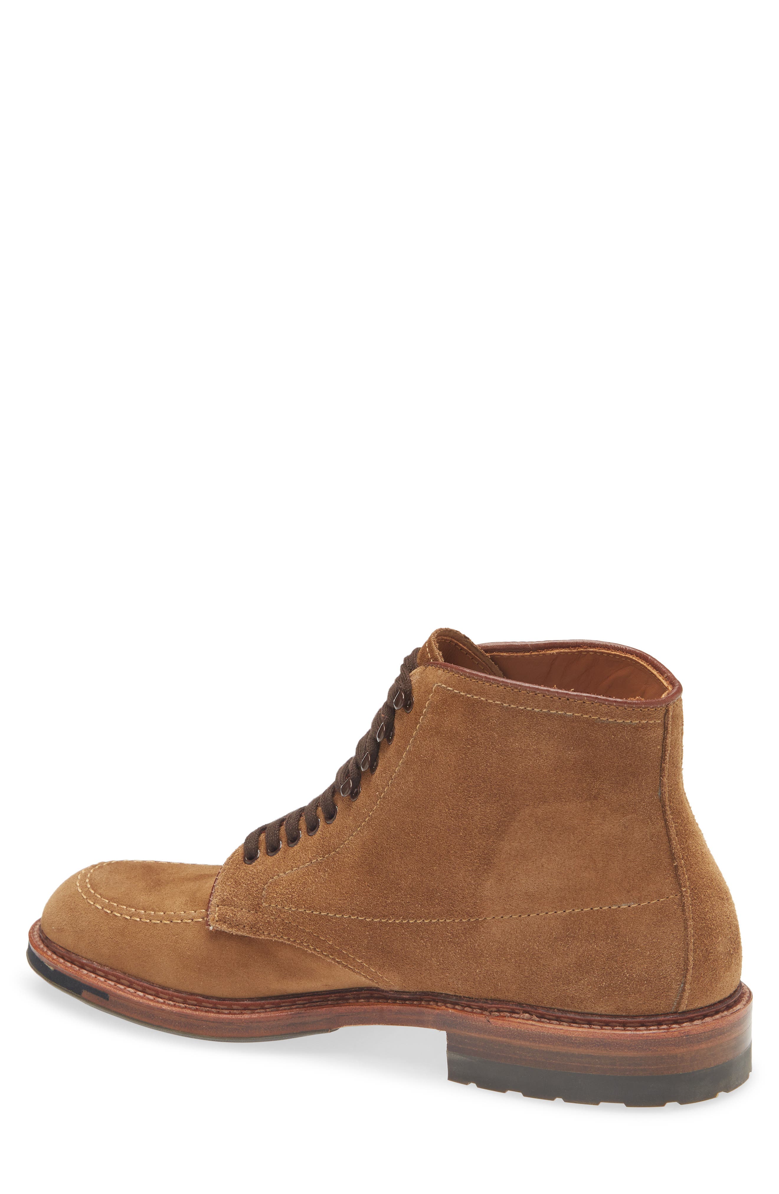 Alden Moc Toe Boot, Alternate, color, Snuff Suede