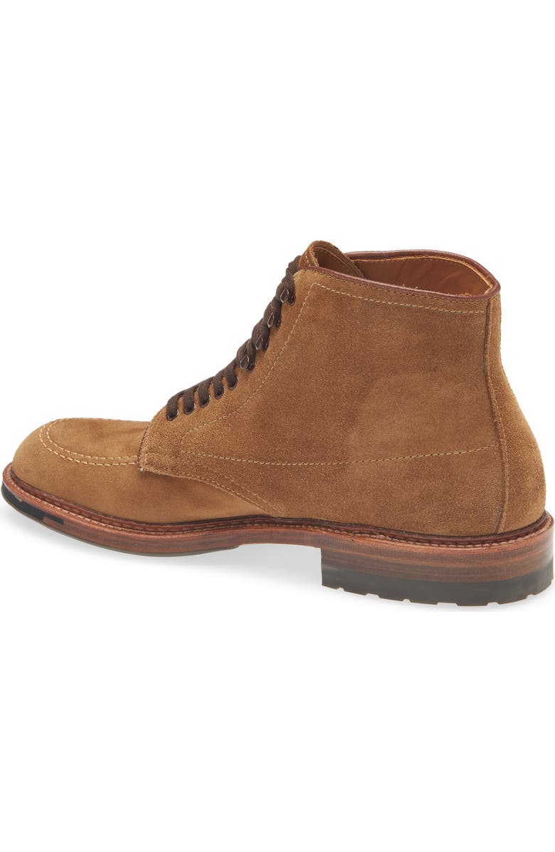 Alden Moc Toe Boot, Alternate, color, Snuff Suede