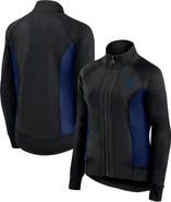 Fanatics Signature Women's Fanatics Signature Black New York Yankees Studio Fitted Full-Zip Gym Track Jacket