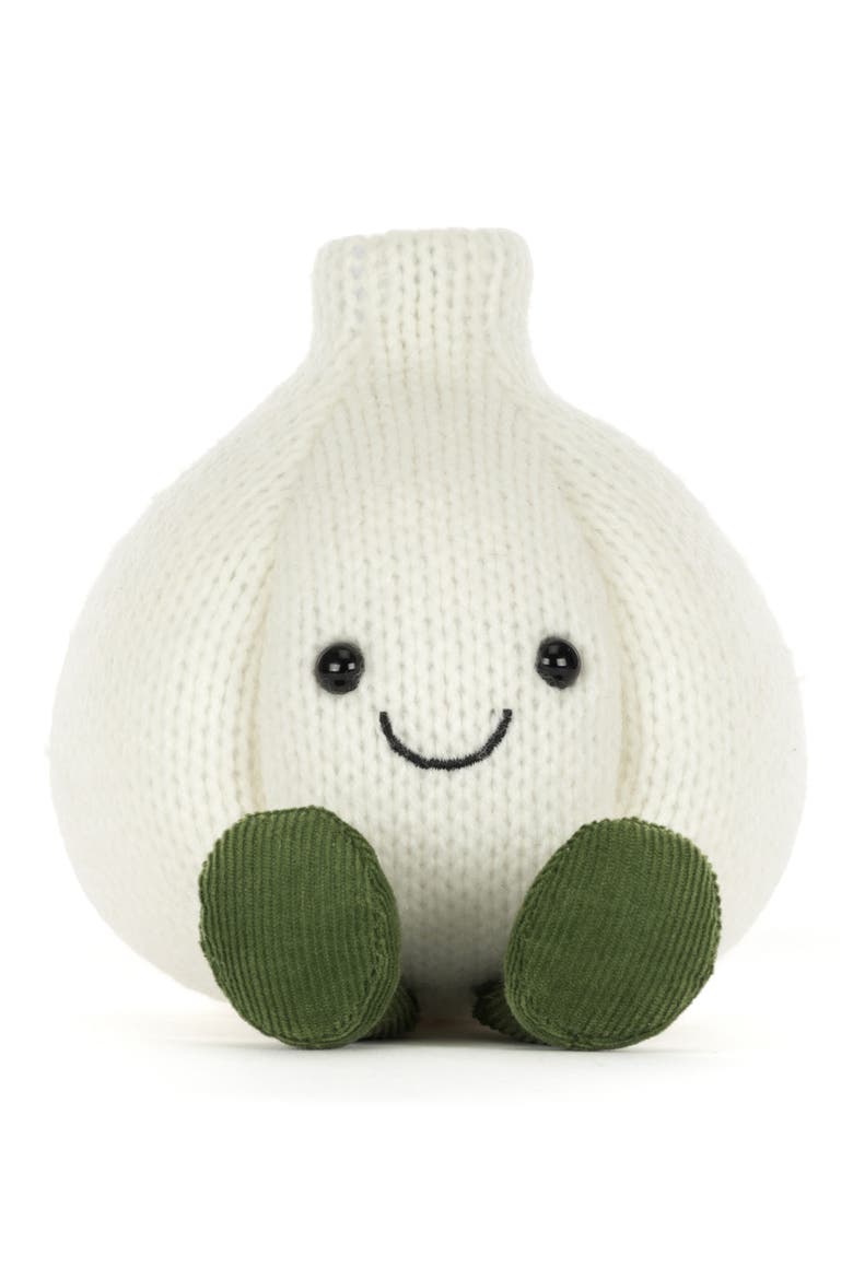 Amuseables Garlic Tiny Plushie, Alternate, color, WHITE