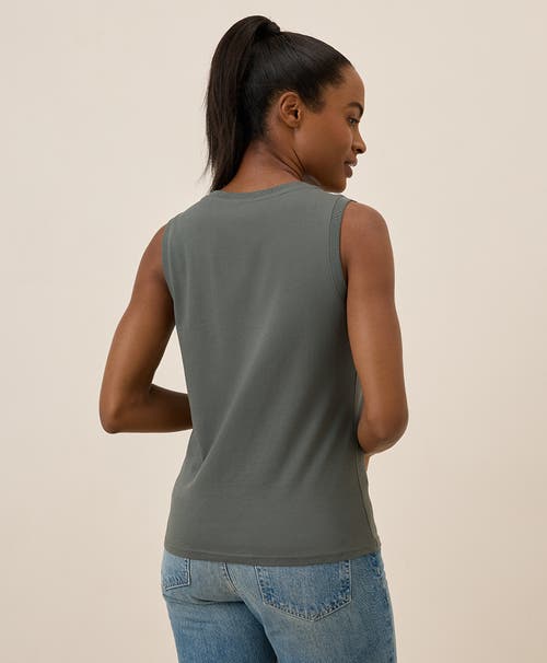 Pact Organic Cotton Softspun V-neck Tank