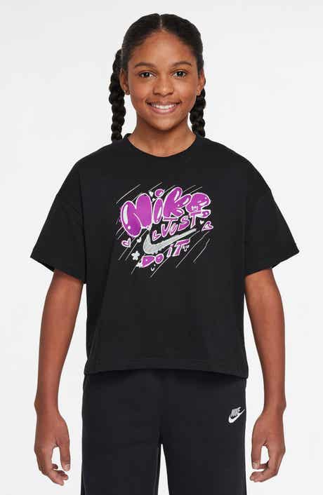 Nike Kids' Doodle Cotton Graphic T-Shirt