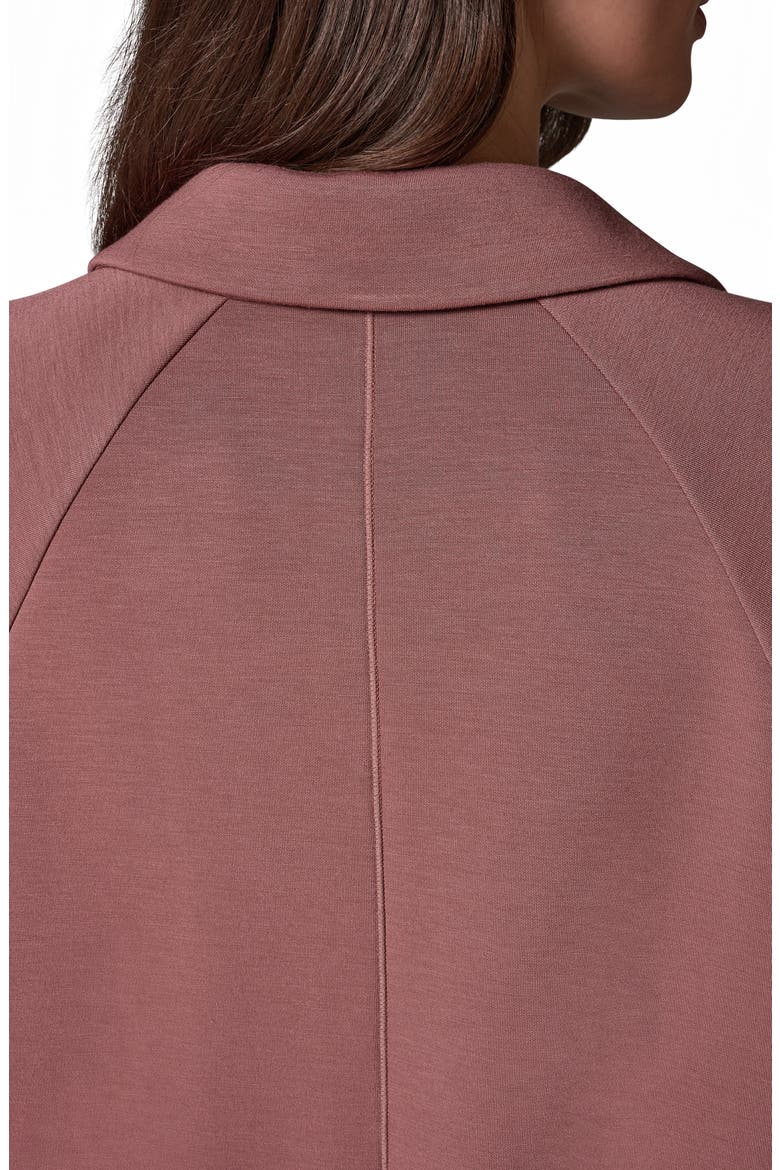 Jet Setter Collared V-Neck Pullover Top, Alternate, color, ROSE TAUPE