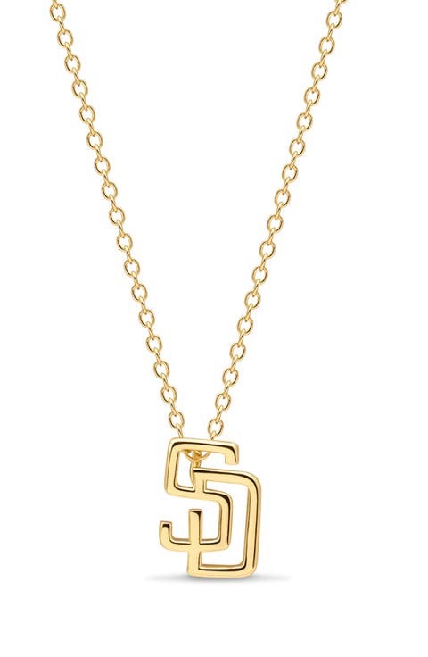 x The MLB San Diego Padres Logo Charm Necklace
