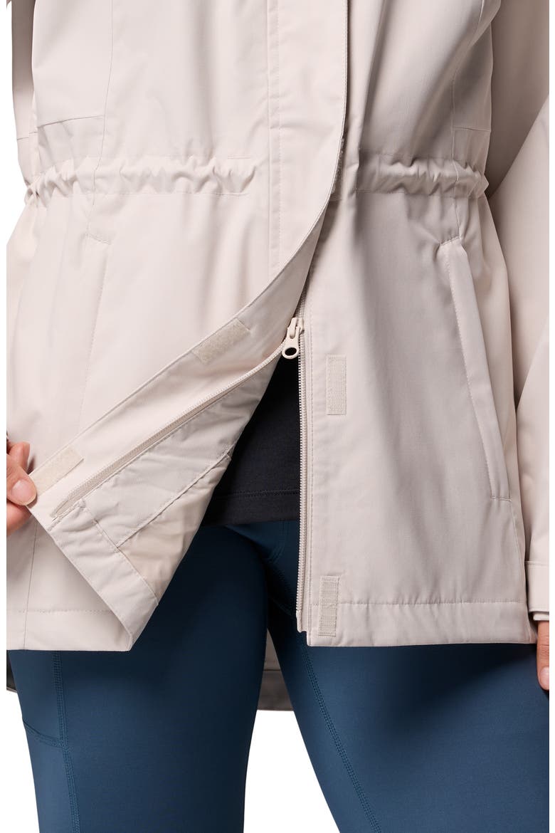 Hikebound II Long Waterproof Jacket, Alternate, color, DARK STONE