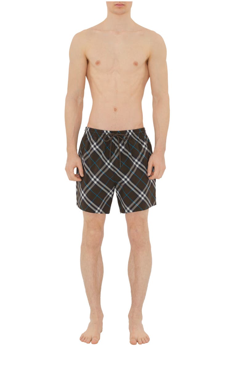 Burberry Check Swim Shorts, Main, color, 