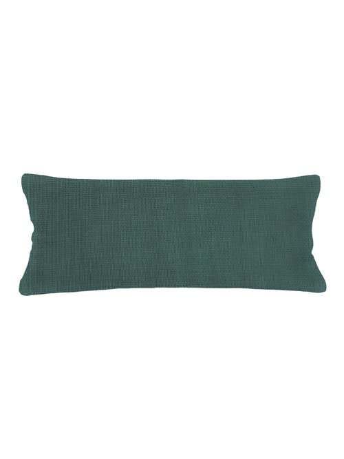 Anaya So Soft Linen Body Pillow Cover Only In Emerald Green