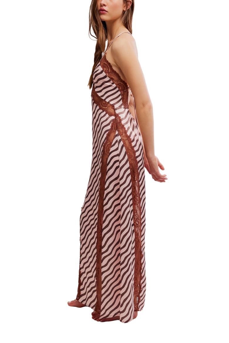 Intimately FP Some Kind of Love Maxi Print Nightgown, Alternate, color, SPRING BLUSH COMBO