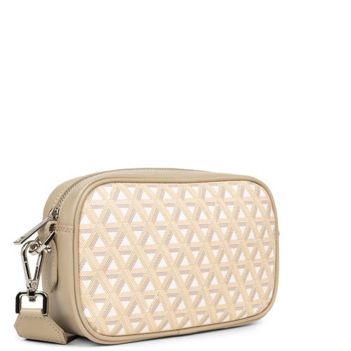 Lancaster Zipped Crossbody Bag Ikon It In Beige